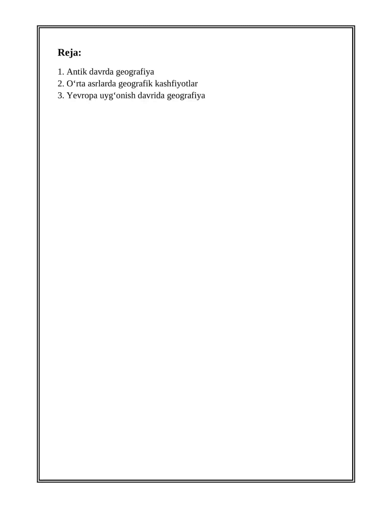 GEOGRAFIYANING RIVOJLANISH BOSQICHLARI. 2