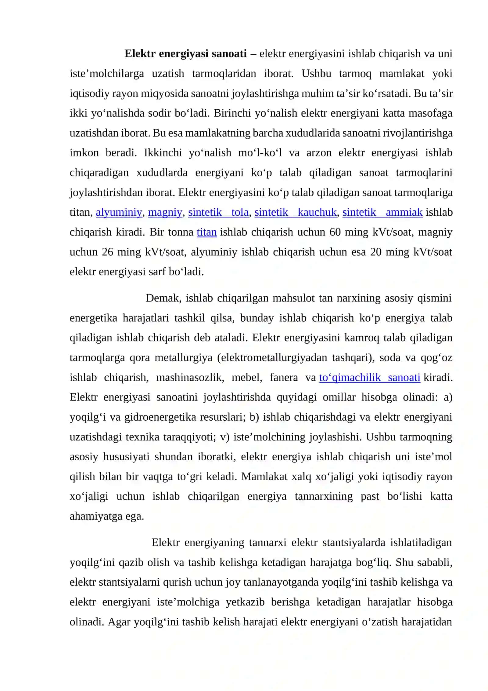 Kon korxonalarining elektr iste’molchilarini ayrim xususiyatlari 2