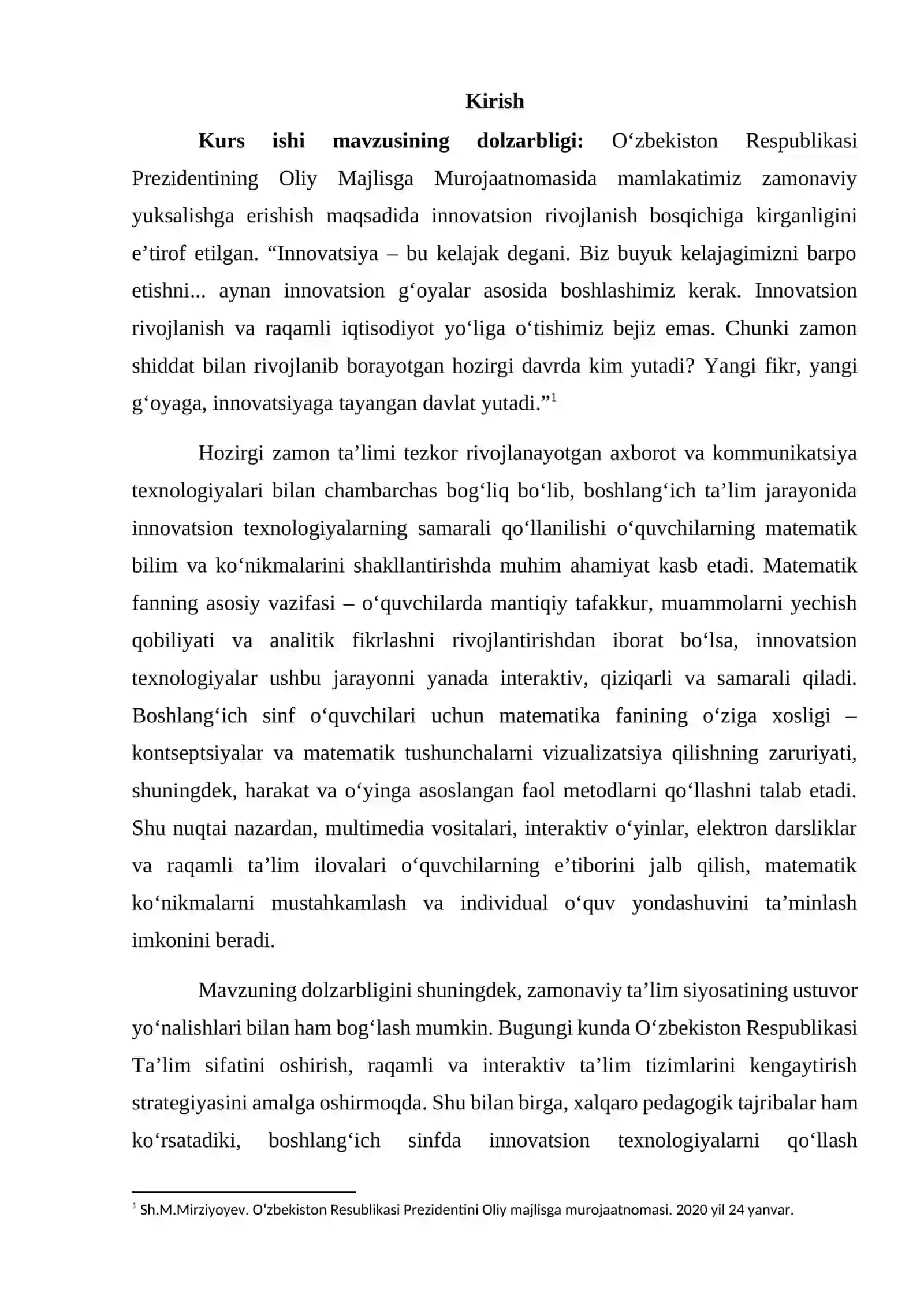 Boshlang'ich sinf matematika darslarida innovatsion texnologiyalarni qo'llash usul-vositalari 2