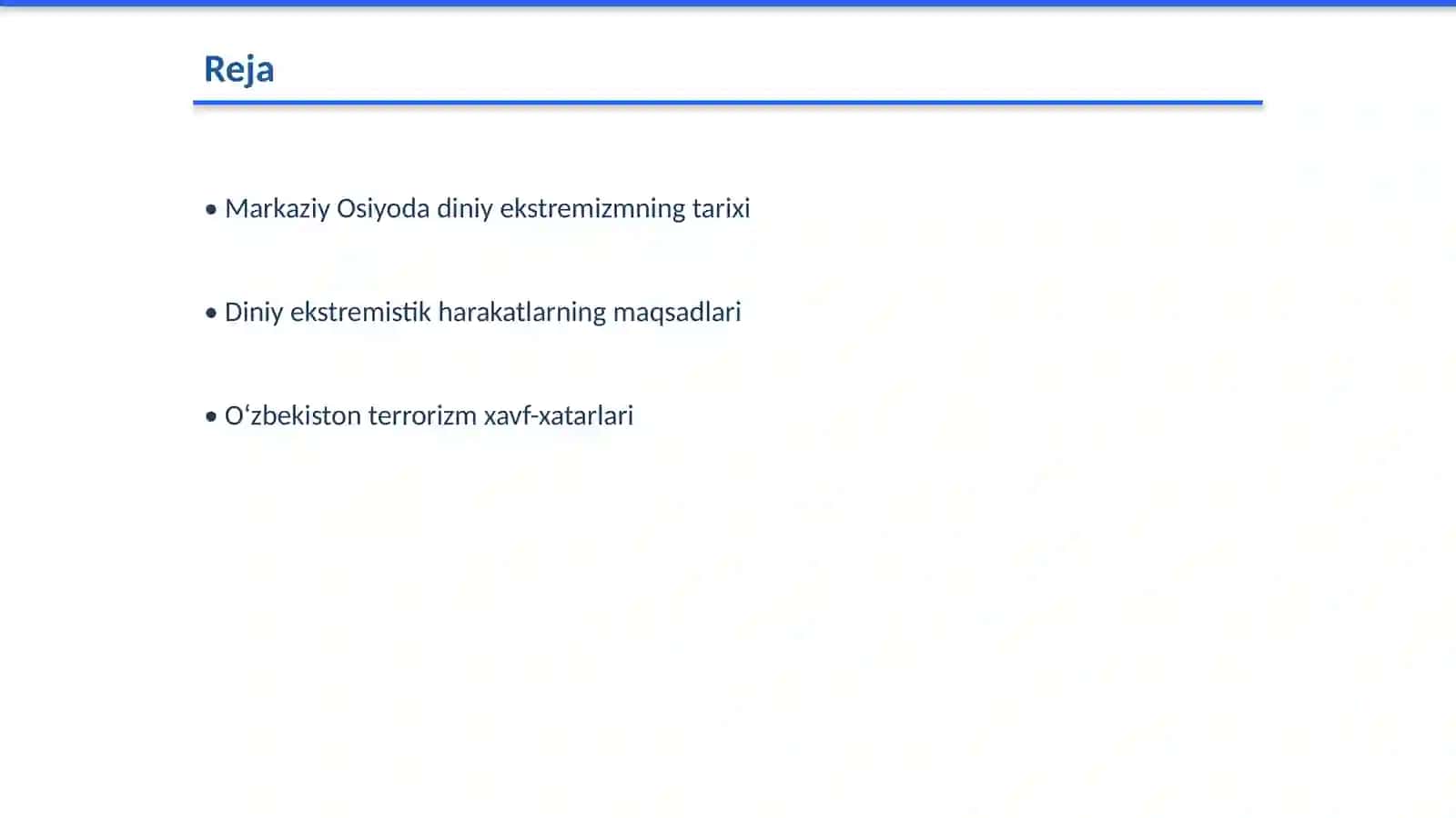 Markaziy Osiyoda diniy ekstremizmning tarixi 2