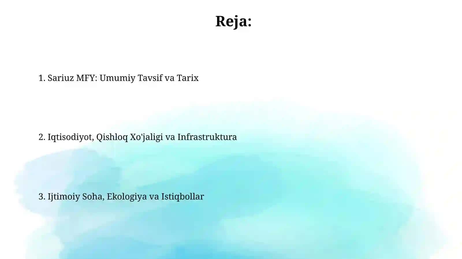 Toshkent viloyati Bekobod tumanidagi saryuz mfy haqida ma'lumot 2