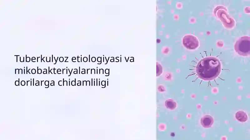 Tuberkulyoz etiologiyasi va mikobakteriyalarning dorilarga chidamliligi 2