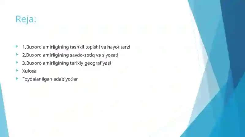 Buxoro amirligining tarixiy geografiyasi 2