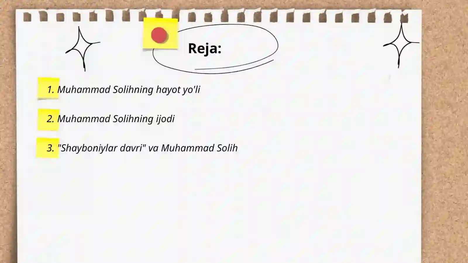 Muhammad Solih hayoti va ijodi 2