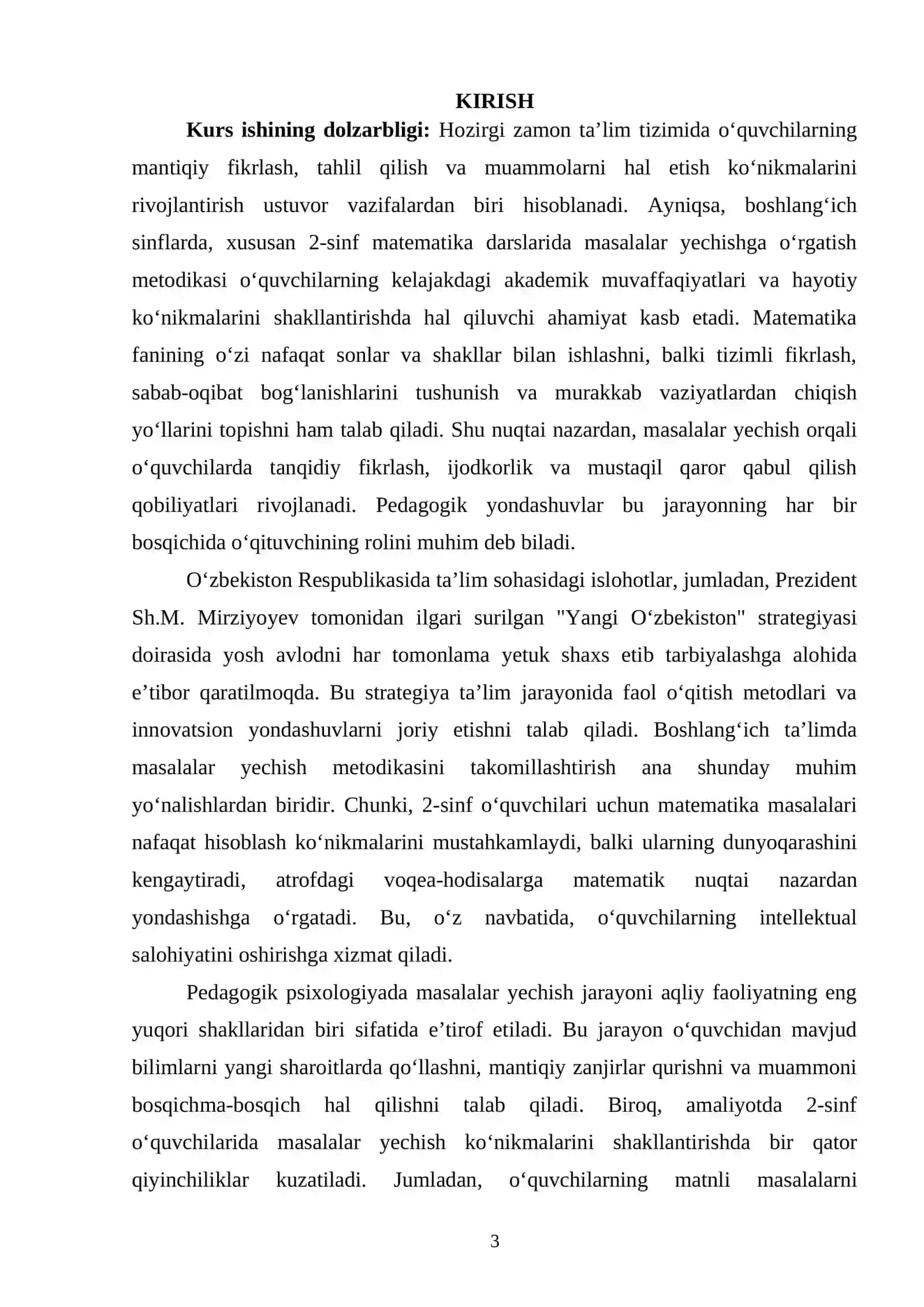 II-sinf matematika darslarida o'quvchilariga masalalar yechishga o'rgatish  metodikasi 2