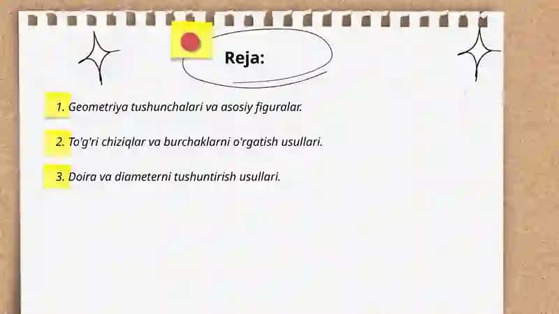 Boshlang'ich sinflarda geometriya elementlarini o'qitish metodikasi 2