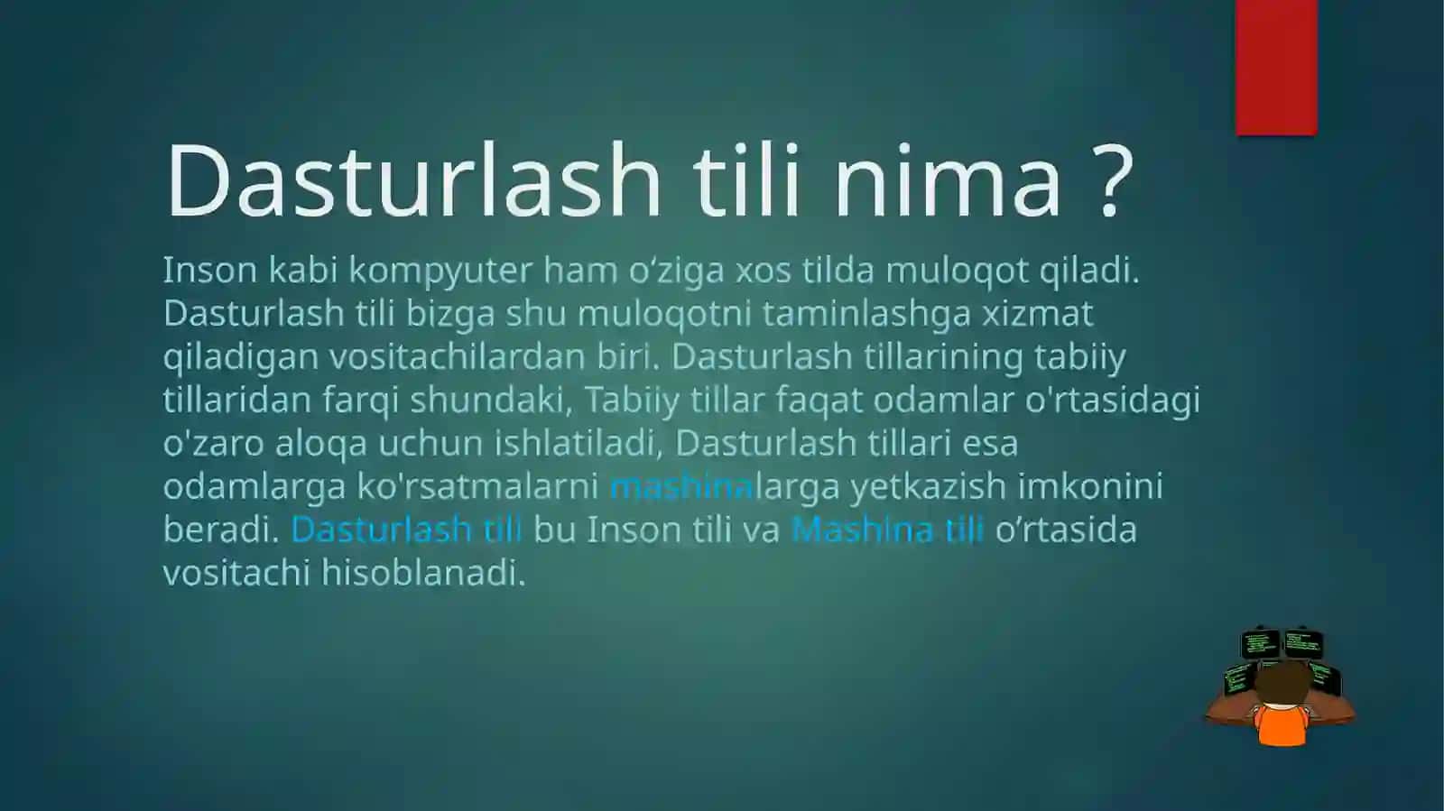 Mantiqiy Dasturlash TEXNOLOGIYALARI 2