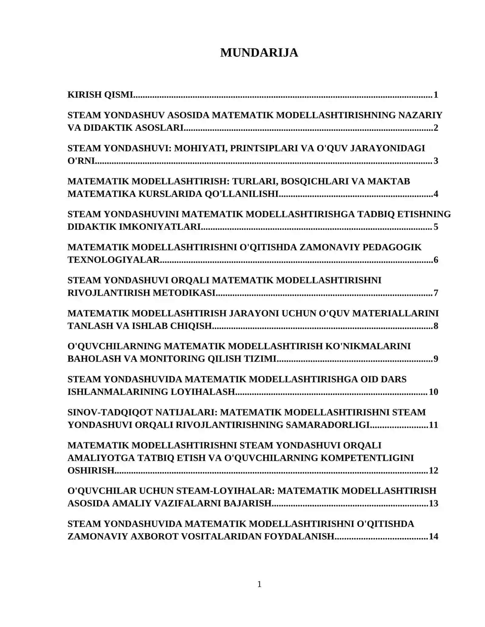 STEAM yondashuv orqali matematik modellashtirishni rivojlantirish 2