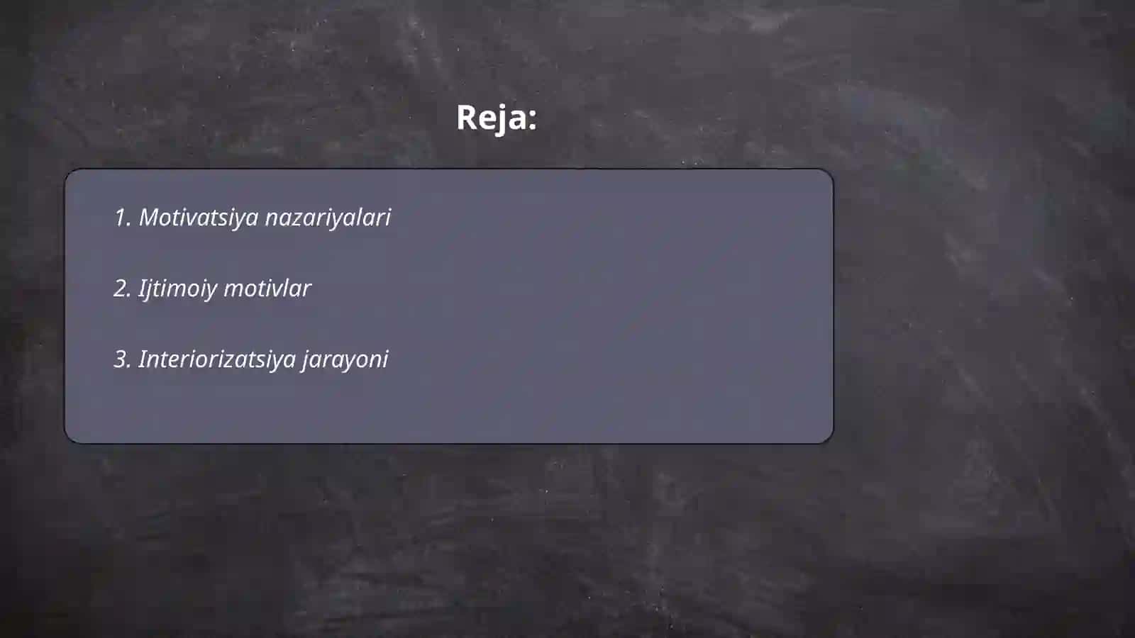 Xorij psixologiyasida motiv va motivatsiya muamosi 2