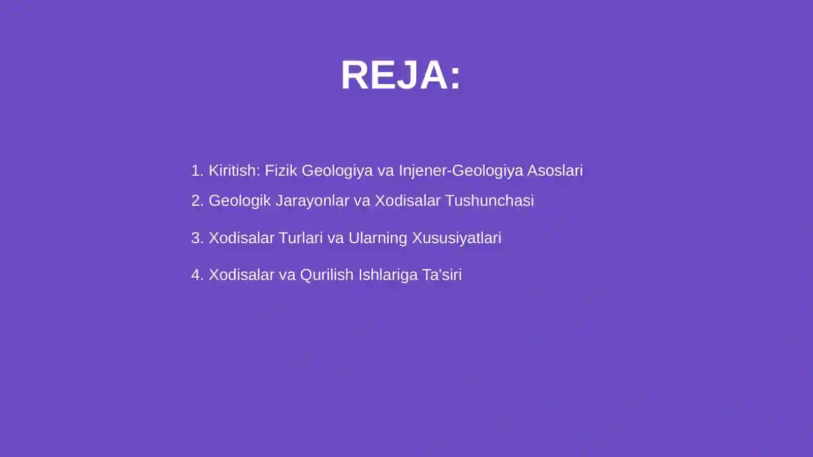 Fizik geologik va injener-geologik jarayinlar xodisalar va ularning qurilshga tasiri 2