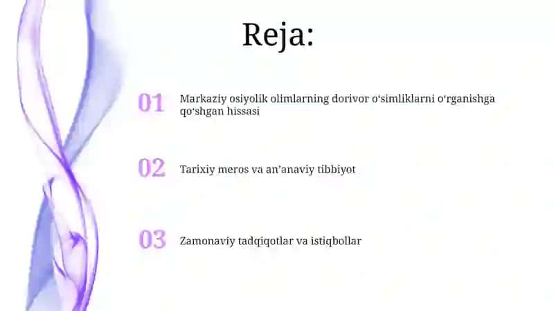 Markaziy osiyolik olimlarning dorivor o'simliklarni o'rganishga qo'shgan xissalari 2