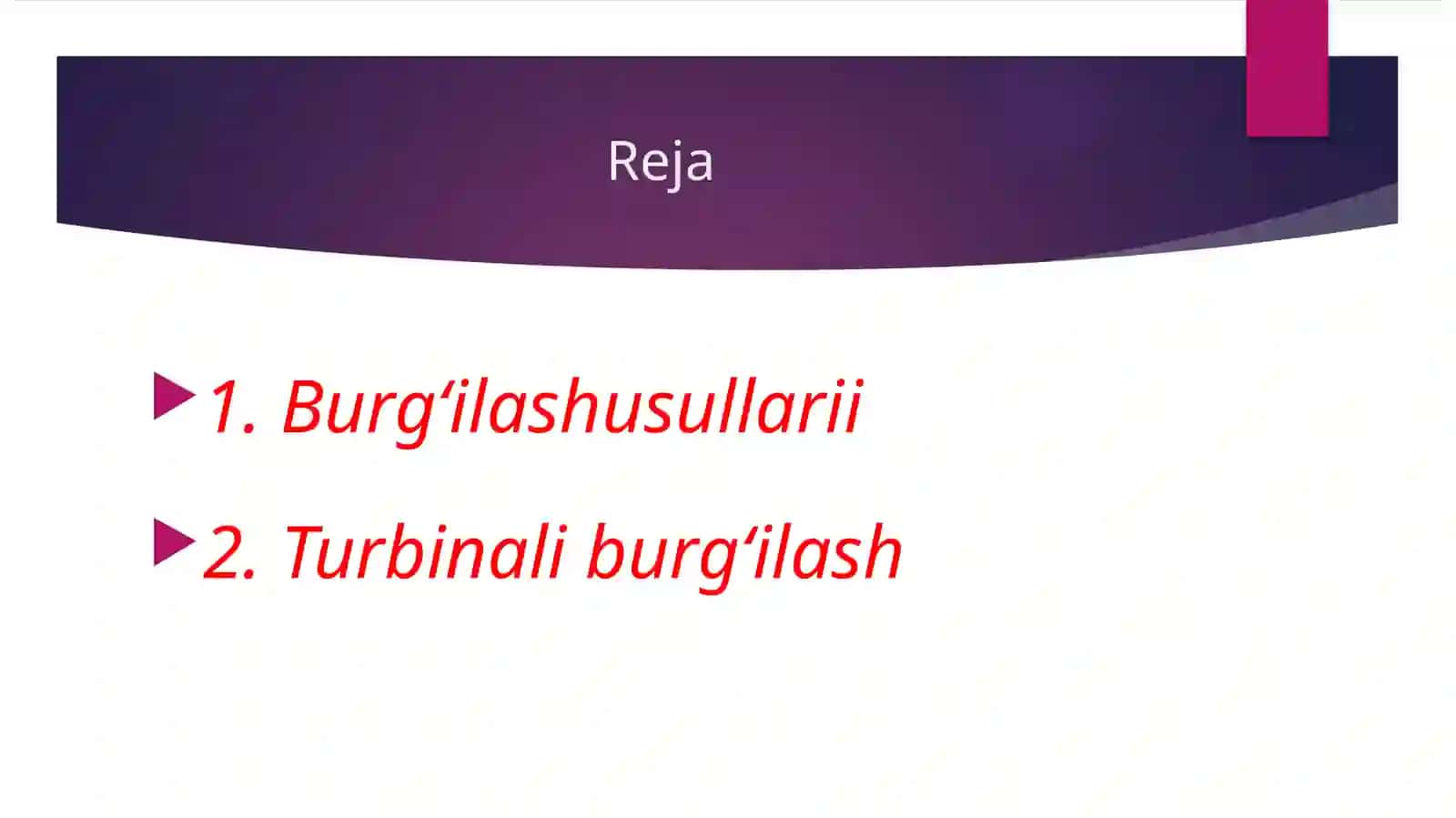 Burgʻilash usullari.Turbinali burgʻilash 2
