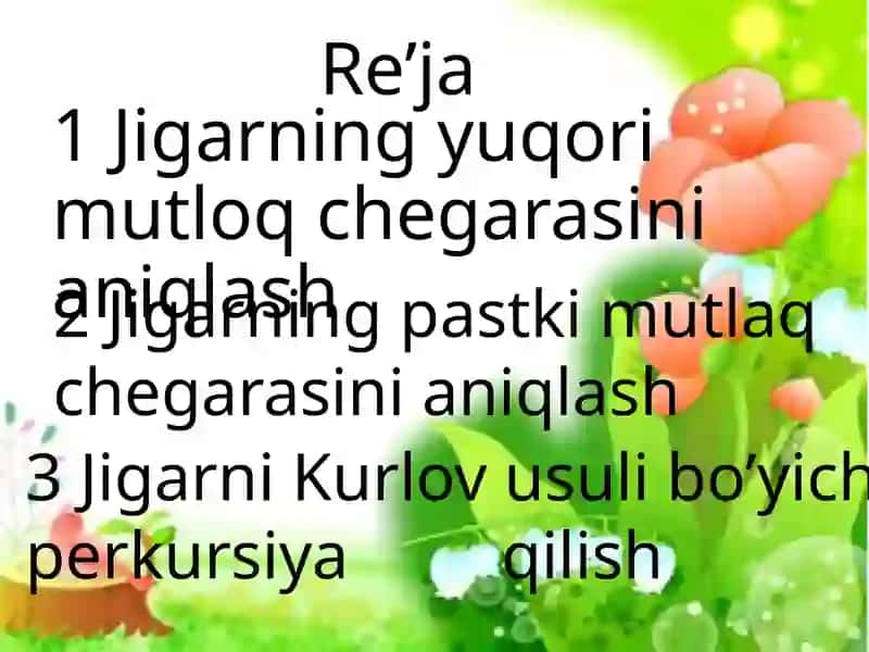Jigar perkussiyasidagi norma va patalogiya 2