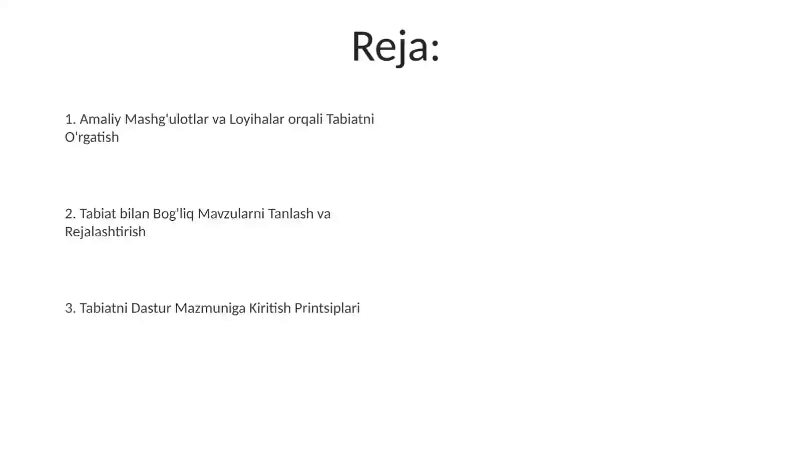 Tabiat bn tanishtirishda dastur mazmuni tabiat bn tanishtirish tamoyillari 2