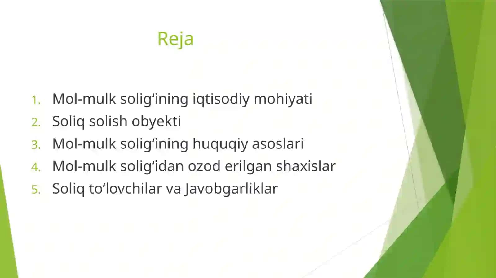 yuridik shaxslarning mol-mulkiga solinadigan soliq 2
