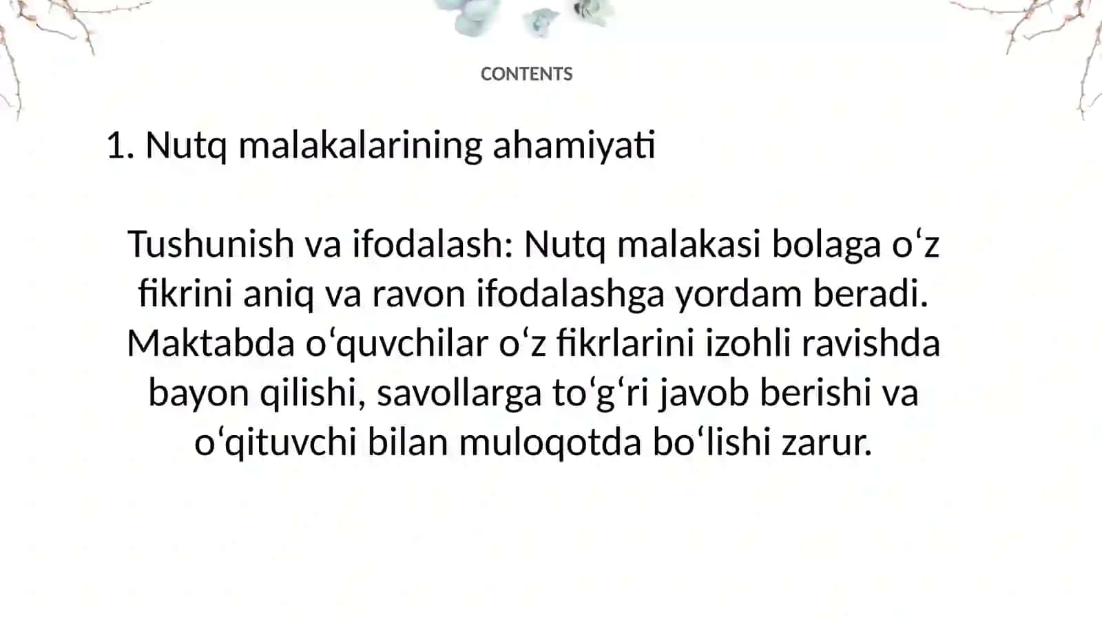 Nutq o‘qish Yozish malakalarini shakllantirishning maktabga Tayyorlashdagi ahamiyati 2
