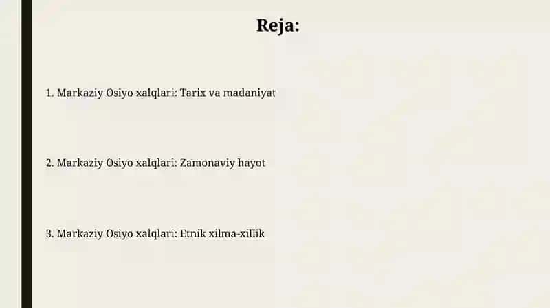 Markaziy Osiyo xalqlari 2