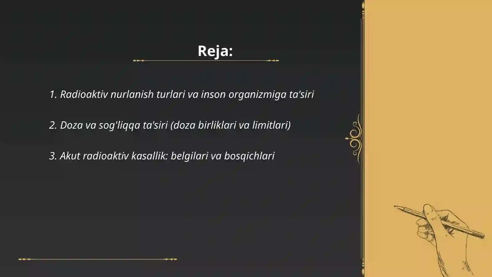 Radioaktivlikni inson organizmiga ta'siri 2