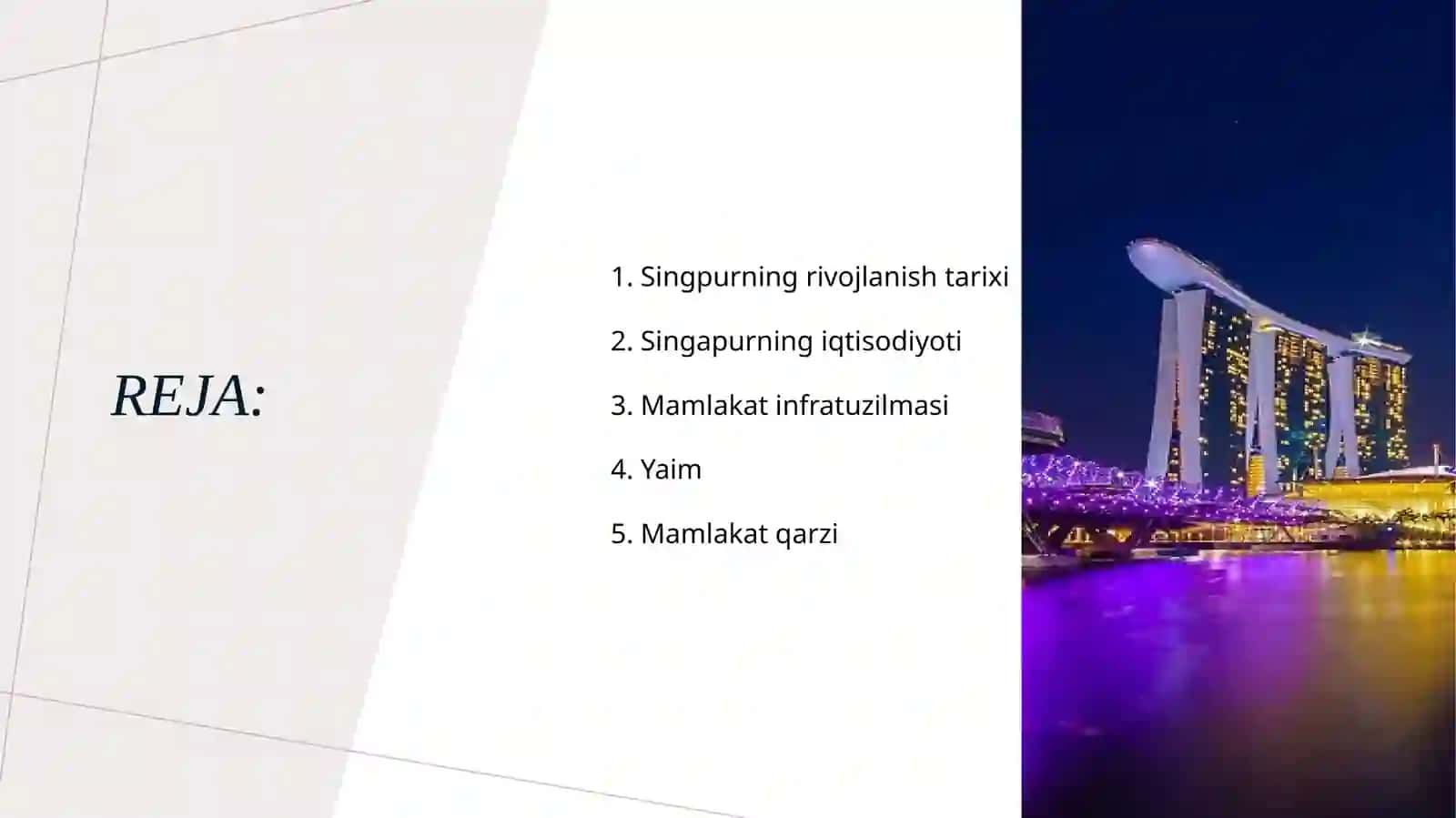 Singapur Muallif: A’zamov Mirjaxon 2