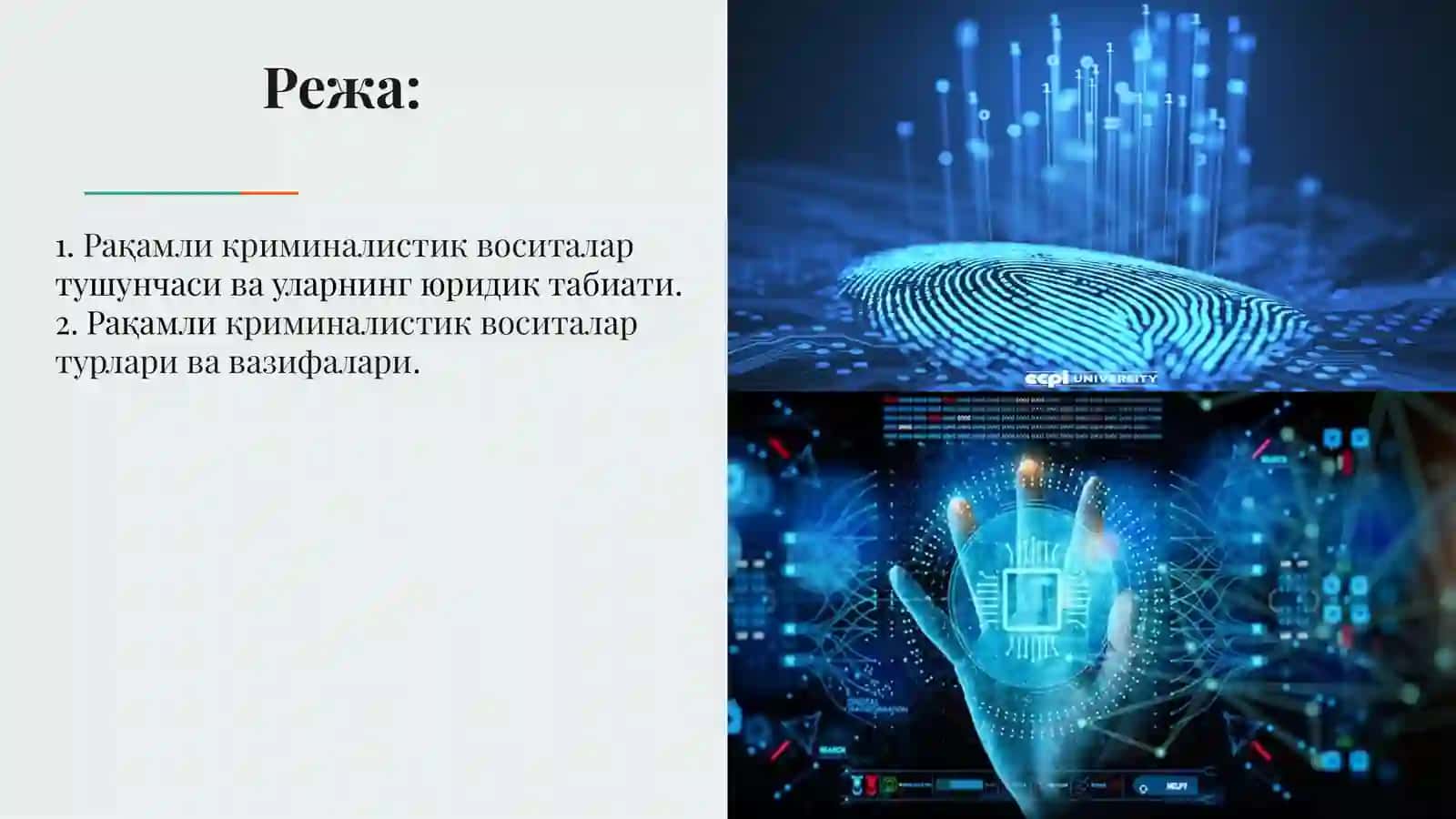 Рақамли криминалистик воситалар тадқиқоти 2