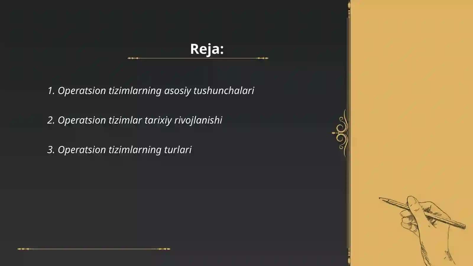 Operation tizimlar va ularning bir-biridan farqli jihatlari 2