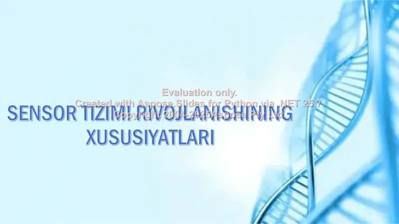 Sensor Tizimlari Rivojlanishining Xususiyatlari 2