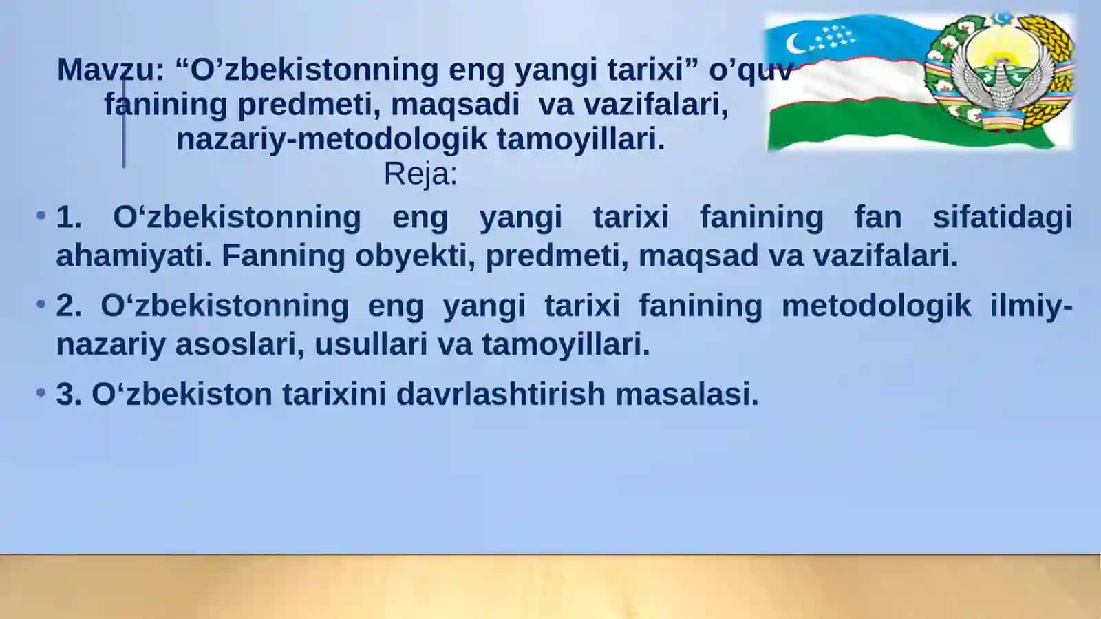 O’zbekistonning Eng Yangi Tarixi 2