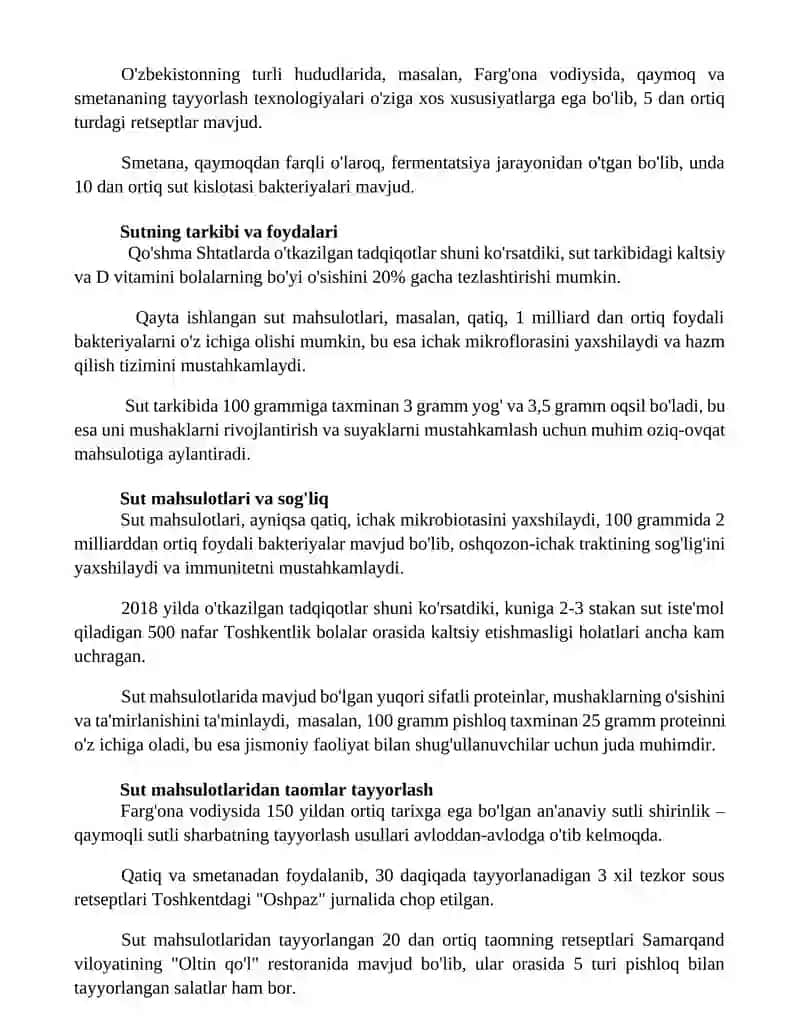 Sut mahsulotlari 2