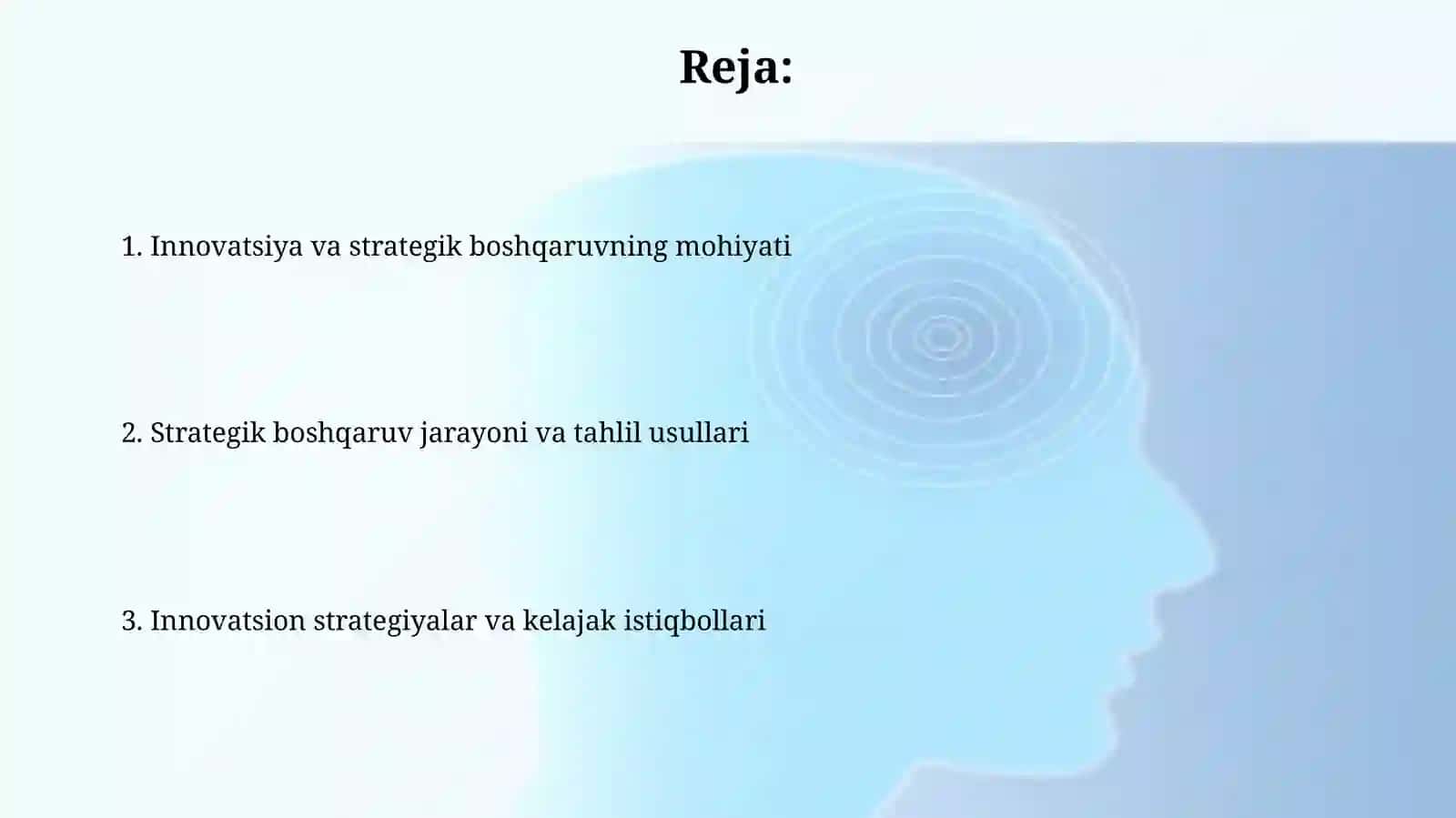 Innovatsion va strategik menejmentning mazmuni 2
