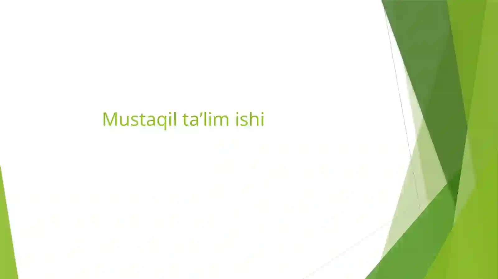 Biologiya faniga oid atama va kalitsoʻzlar 2