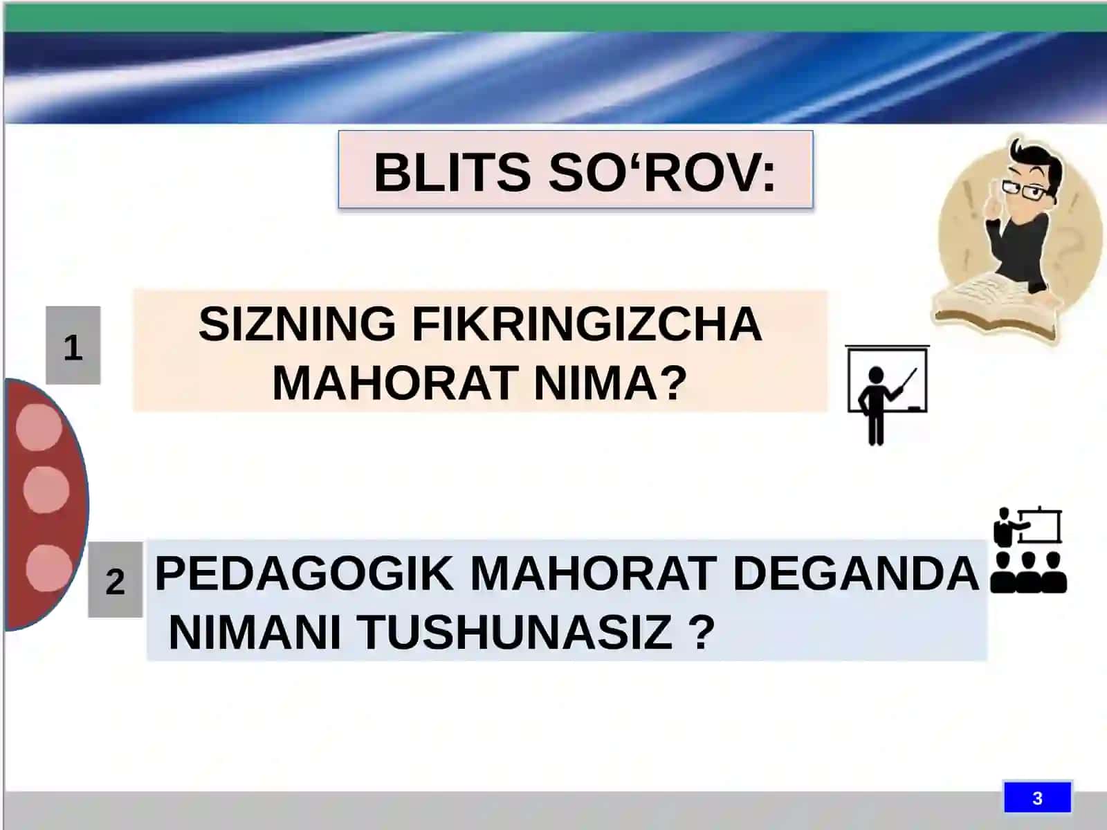 Pedagogik mahoratni fanining maqsad vazifalari[]P.f.d., professor 2