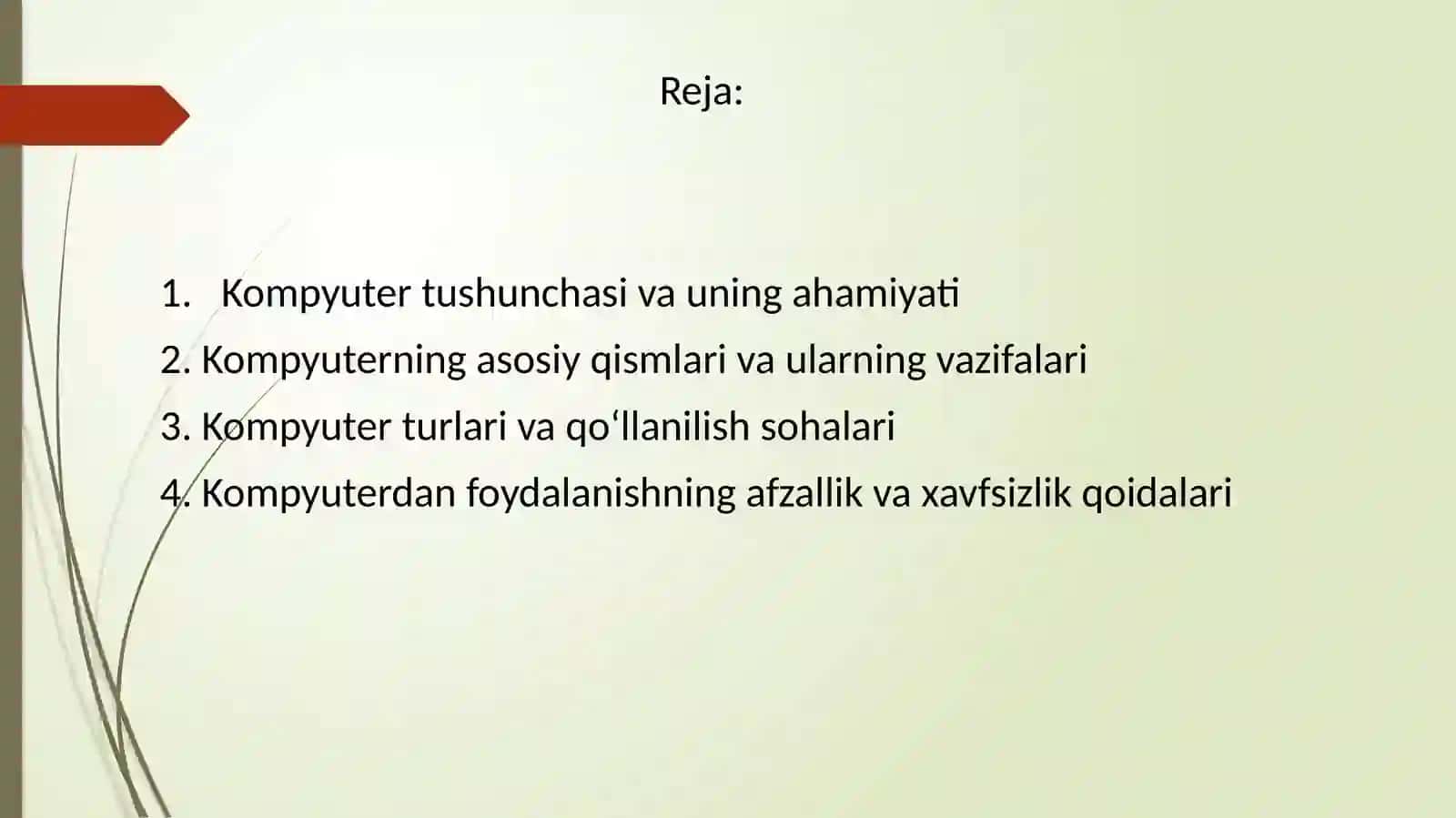 Tibbiyotda axborot texnologiyalari fanidan “kompyuter” mavzusi haqida tayyorlagan taqdimoti 2
