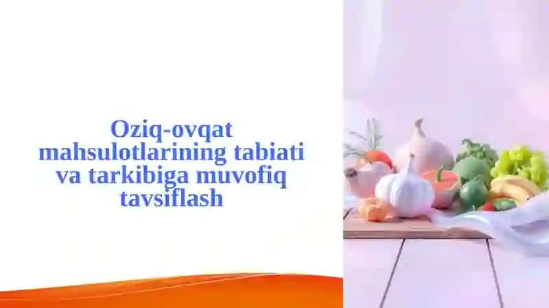 Oziq-ovqat xomashyosi 2