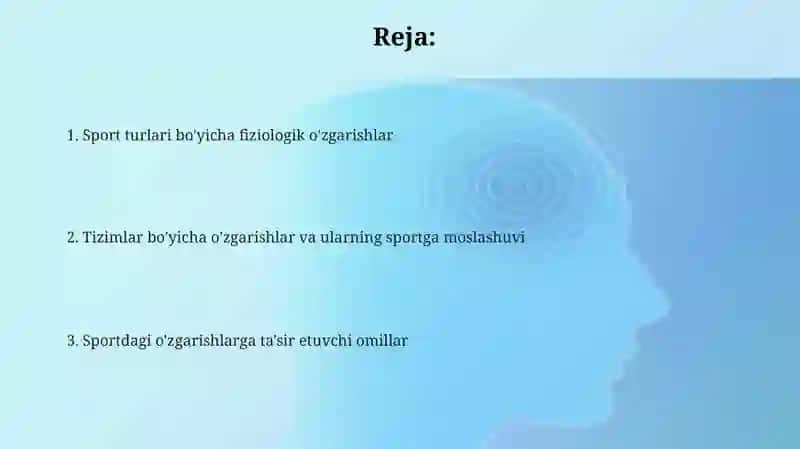 Sportning har bir turi bilan shugullanganda organizimda sodir boladigan ozgarishlar 2
