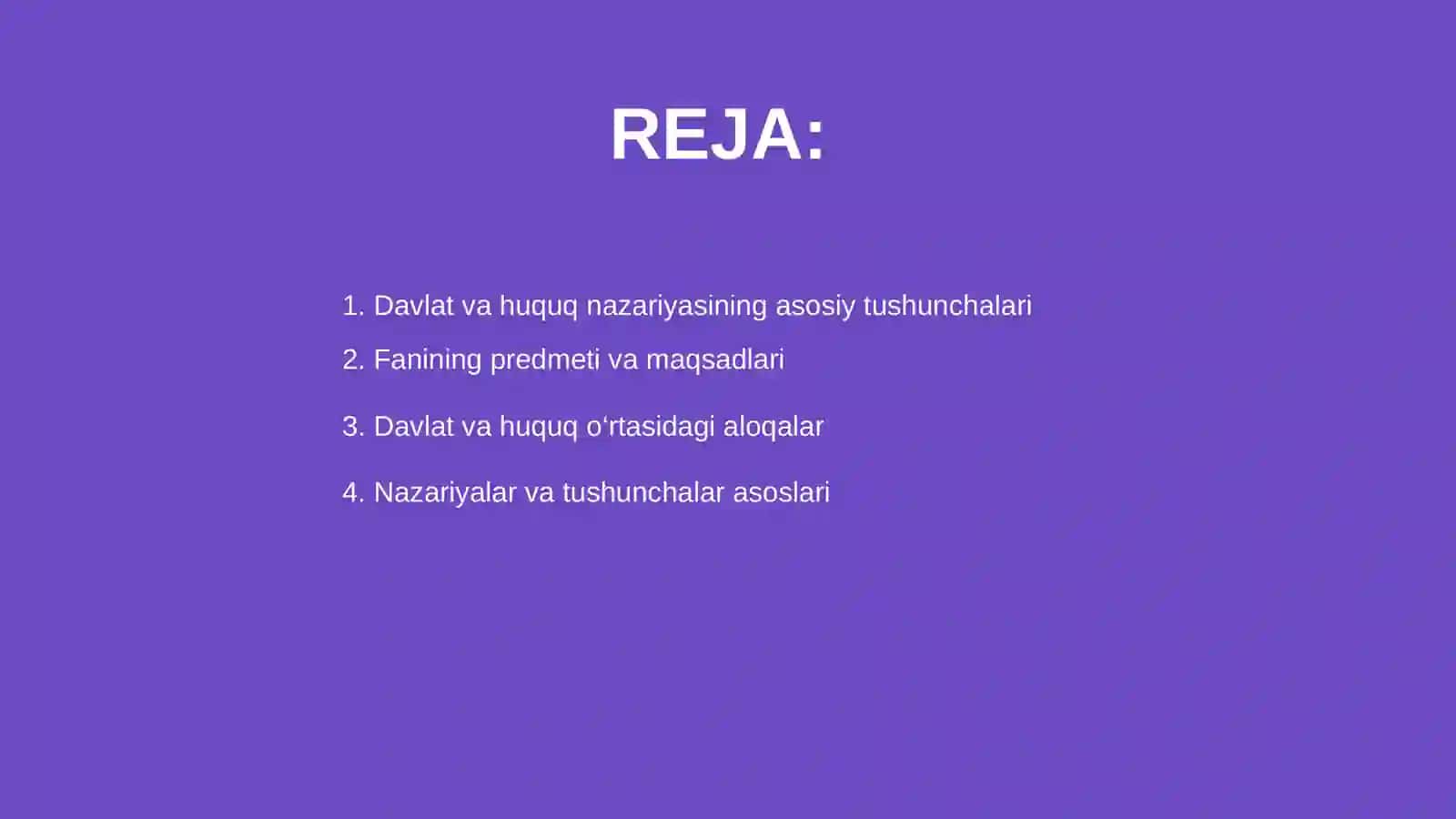 Davlat va huquq nazariyasi fanining predmeti 2