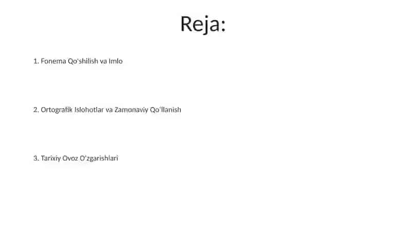 O'zbek tilida imlo bilan bog'liq fonetik o'zgarishlar 2