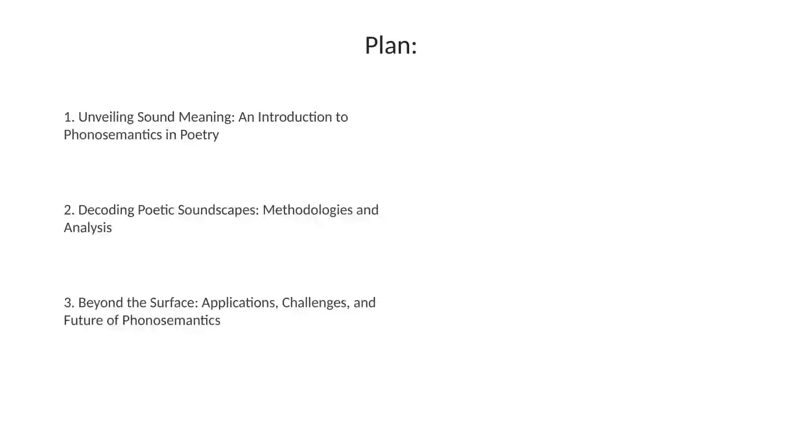 Introduction to Phonosemantics in Poetry 2