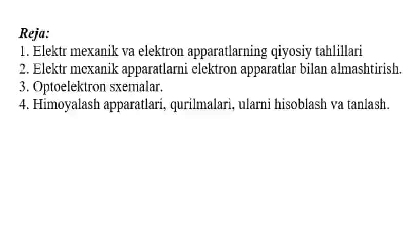 Elektron qurilmalar va sitalar. Logik operatsiyalar bilan loyihalash 2