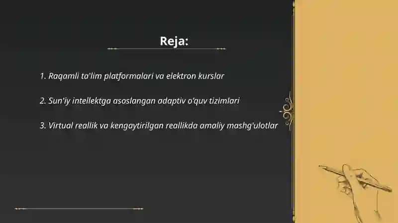 Raqamli ta'lim platformalari va elektron kurslar 2