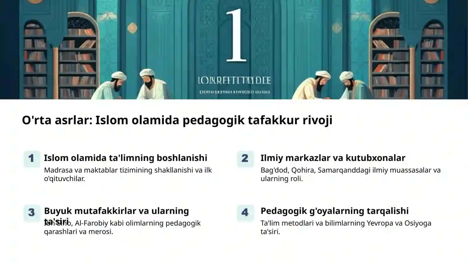 Pedagogika: Qadimdan Zamonaviygacha 2