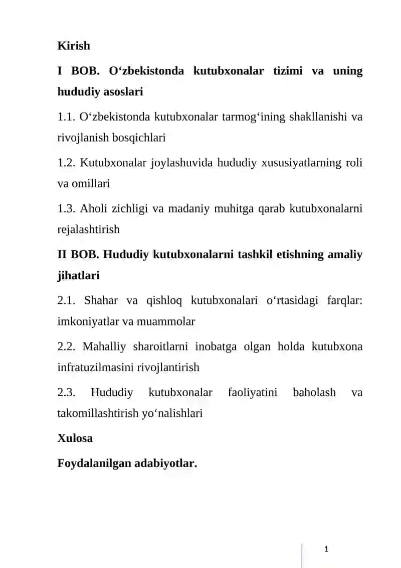 O’ZBEKISTONDA KUTUBXONA TASHKIL ETISHNING HUDUDIY TUSHUNCHALARI 2