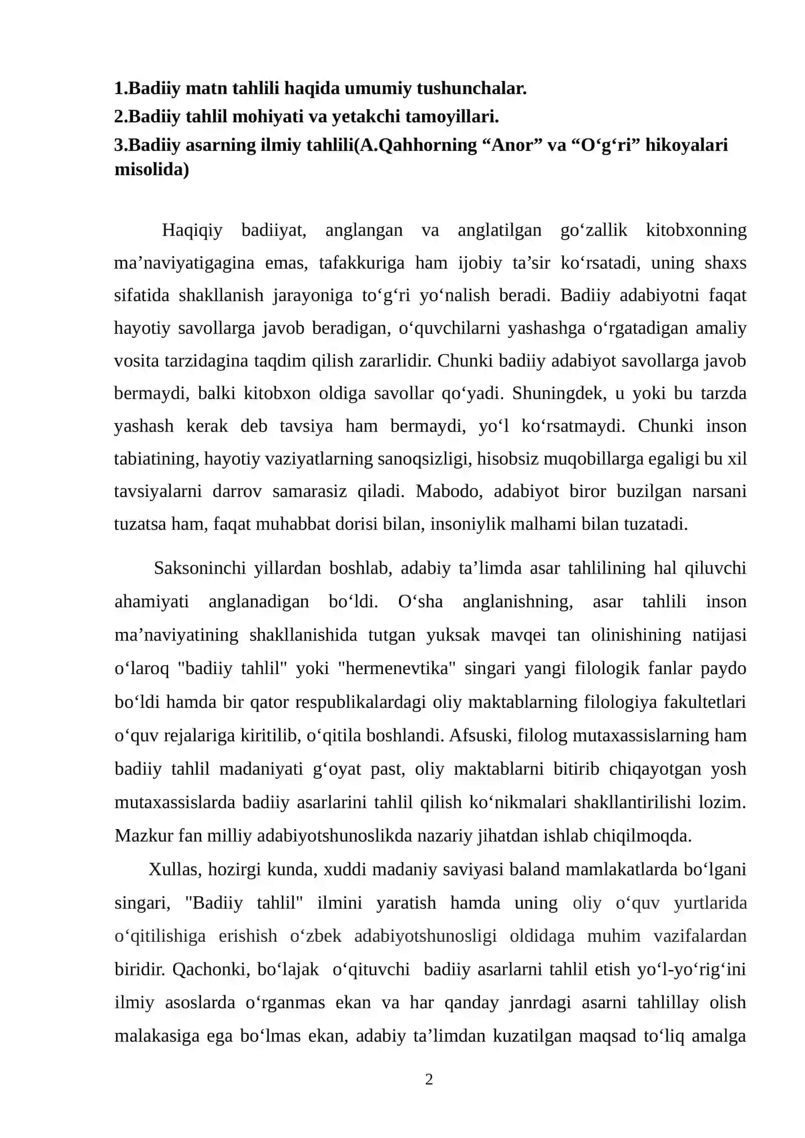 Badiiy matnning asosiy xususiyatlari 2