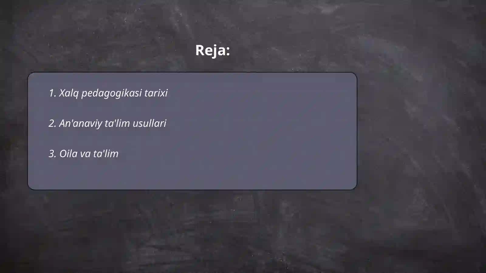 Xalq pedagogikasi 2
