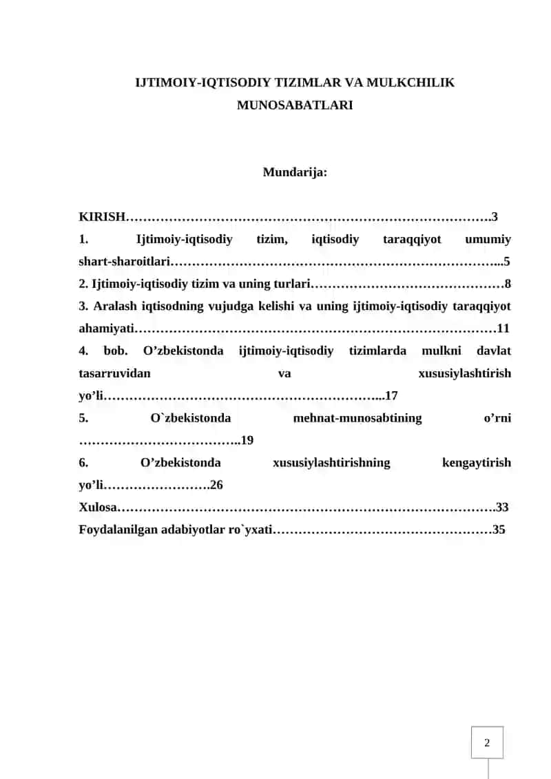 Kurs ishi mavzusining dolzarbligi.Iqtisodiy munosabatlarning paydo bo’lishi va rivojlanishi 2