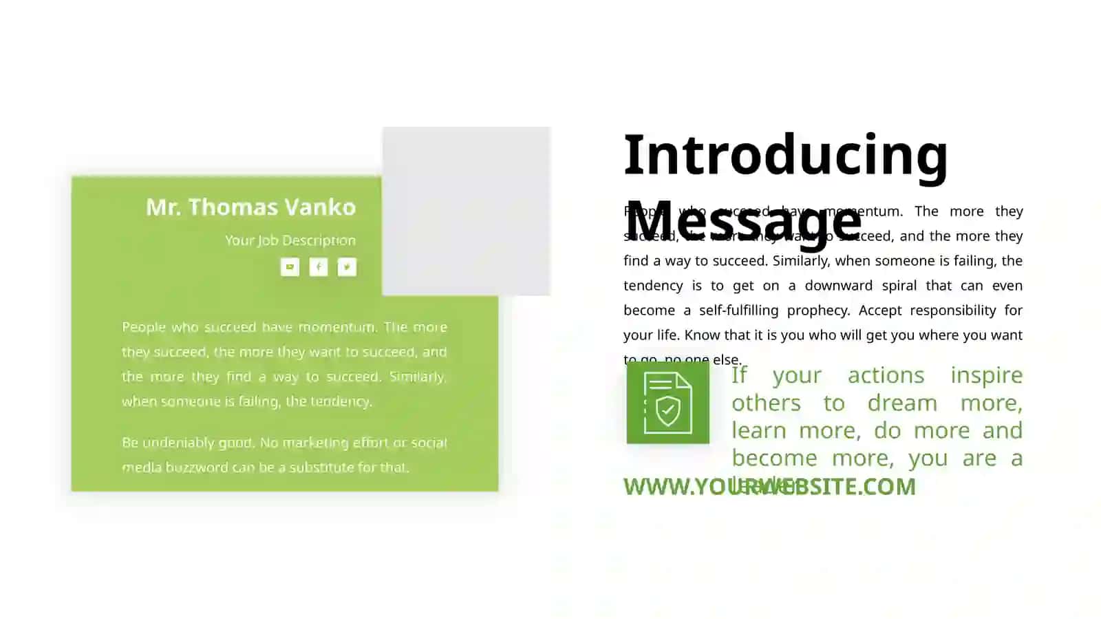 Presentation Template Design 2