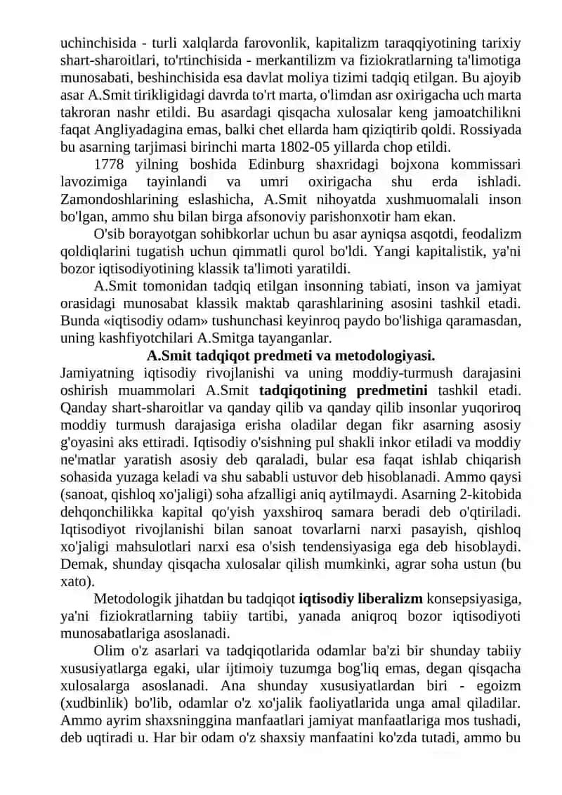 "Xalqlar boyligining tabiati va sabablari to'g'risidagi tadqiqot" 2