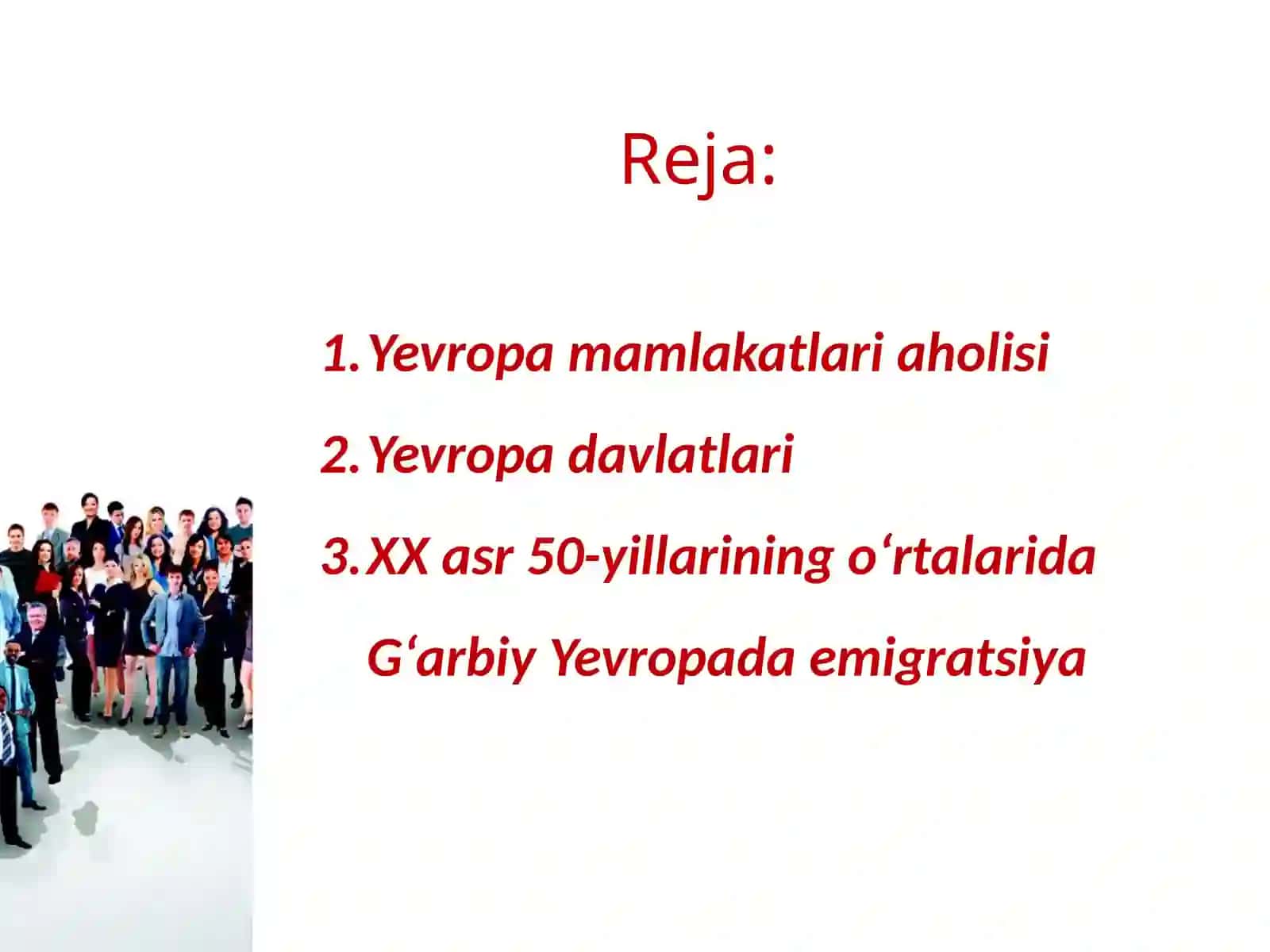 Yevropa mamlakatlari aholisi 2