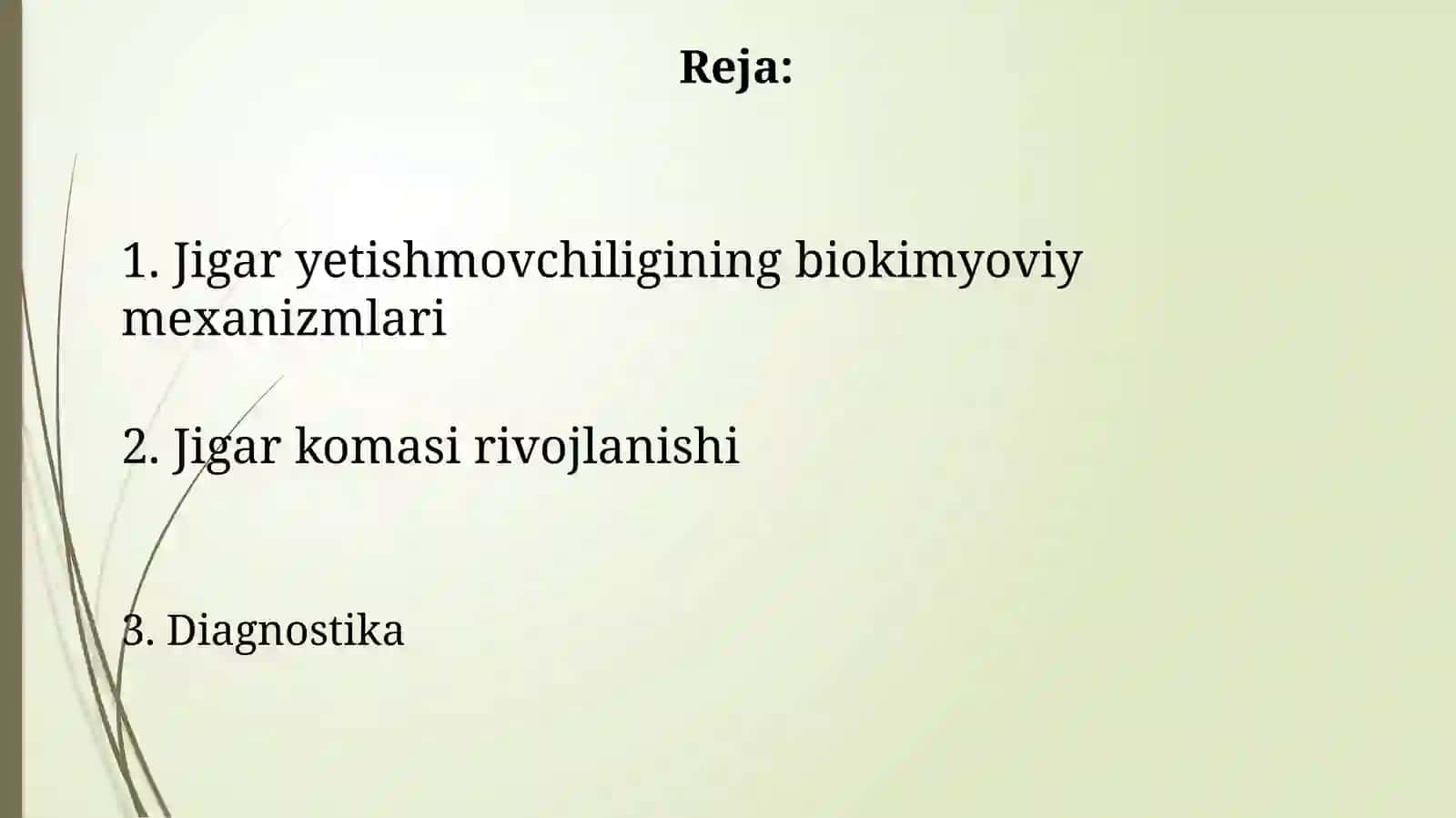 Jigar-hujayra yetishmovchiligi, jigar komasi vujudga kelishining biokimyoviy mexanizmlari, tashxisi 2