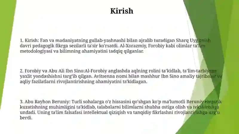 Sharq UygʻOnish Davrida Pedagogik Fikr Taraqqiyoti 2