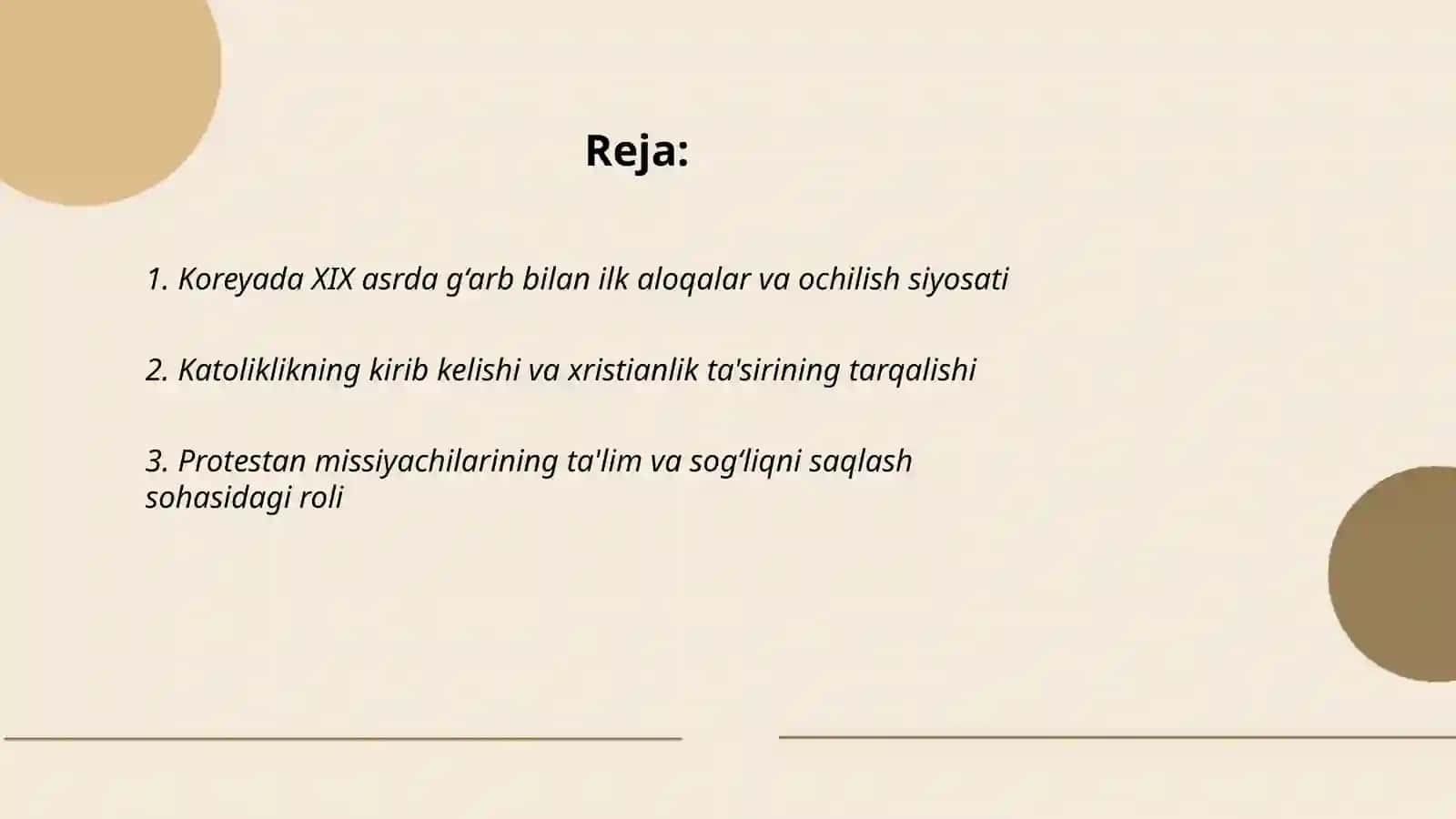 Koreyada XIX asrda G‘arb g‘oyalari tarqalishi 2